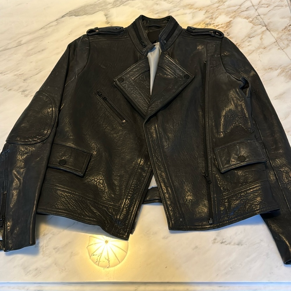 Joes jeans leather jacket